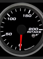 SpeedHut Intake Temp Gauge 0-200F with Warning                                     - GR258-INTK-01 - Image 2