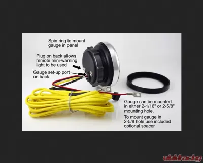 SpeedHut Intake Temp Gauge 0-300F with Warning - GR258-INTK-02