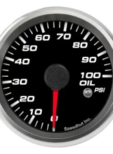 SpeedHut Oil Pressure Gauge 100 Psi with Warning                                     - GR258-OIL-01 - Image 7