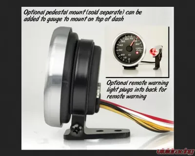 SpeedHut Oil Pressure Gauge 100 Psi with Warning - GR258-OIL-01