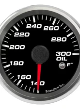 SpeedHut Oil Temp Gauge 140-300F with Warning                                     - GR258-OILT-02 - Image 7