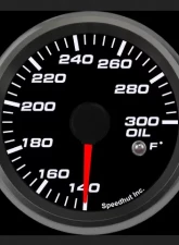 SpeedHut Oil Temp Gauge 140-300F with Warning                                     - GR258-OILT-02 - Image 2