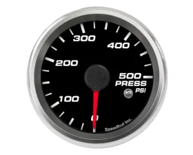 SpeedHut Pressure Gauge 0-500psi with Warning