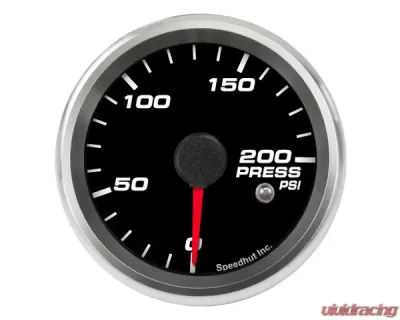 SpeedHut Pressure Gauge 0-200psi with Warning - GR258-PRESS-03
