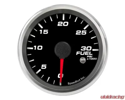 SpeedHut Fuel Rail Pressure Gauge 0-30k Psi with Warning - GR258-RAIL-01