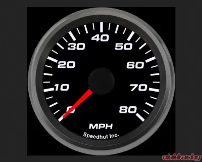 SpeedHut Speedometer Gauge 80mph Programmable - GR258-SPEEDO-05