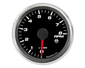 SpeedHut Tachometer Gauge 8K RPM Mini Shift-light