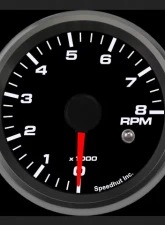 SpeedHut Tachometer Gauge 8K RPM Mini Shift-light                                     - GR258-TACH-02 - Image 2