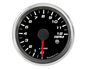 SpeedHut Tachometer Gauge 12K RPM Mini Shift-light