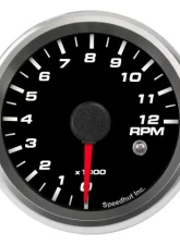 SpeedHut Tachometer Gauge 12K RPM Mini Shift-light                                     - GR258-TACH-05 - Image 7