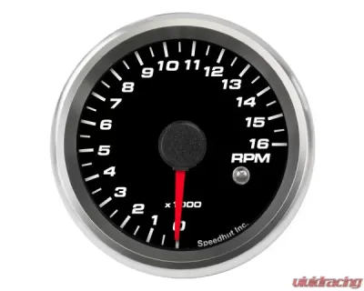 SpeedHut Tachometer Gauge 16K RPM Mini Shift-light - GR258-TACH-07