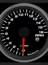 SpeedHut Tachometer Gauge 16K RPM Mini Shift-light                                     - GR258-TACH-07 - Image 2