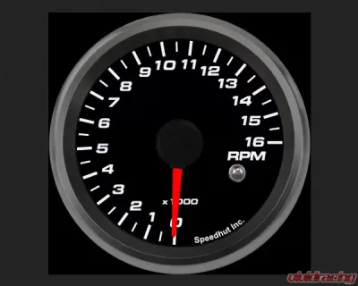 SpeedHut Tachometer Gauge 16K RPM Mini Shift-light - GR258-TACH-07