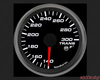 SpeedHut Trans Temp Gauge 140-300F with Warning - GR258-TRNS-01