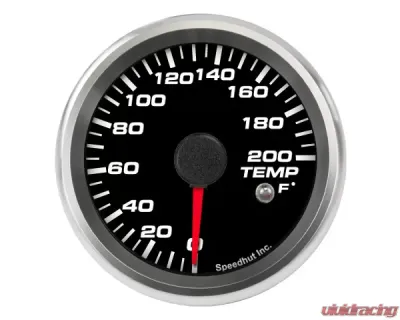 SpeedHut Ultra Low Temp Gauge 0-200F with Warning - GR258-ULTMP-01