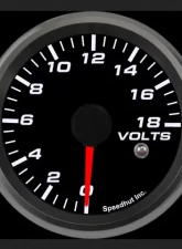 SpeedHut Volt Gauge 0-18V with Warning                                     - GR258-VOLT-01 - Image 2