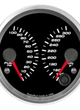 SpeedHut Dual Gauge - Fuel Psi, Oil Temp                                     - GR338-DUAL-FOILT-02 - Image 4