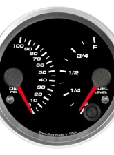 SpeedHut Dual Gauge - Oil Psi, Fuel Level                                     - GR338-DUAL-OF-01 - Image 4