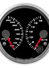 SpeedHut Dual Gauge - Water Temp, Volts                                     - GR338-DUAL-WV-01 - Image 4
