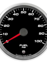 SpeedHut Fuel Pressure Gauge 0-100psi with Warning                                     - GR338-FUEL-01 - Image 4