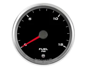 SpeedHut Fuel Pressure Gauge 0-15psi with Warning