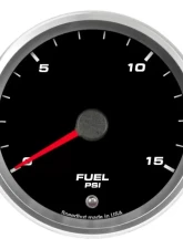 SpeedHut Fuel Pressure Gauge 0-15psi with Warning                                     - GR338-FUEL-03 - Image 4