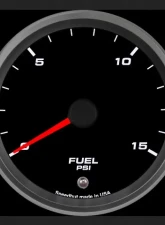 SpeedHut Fuel Pressure Gauge 0-15psi with Warning                                     - GR338-FUEL-03 - Image 2