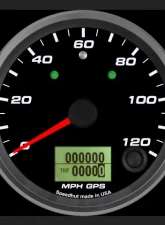 SpeedHut GPS Speedometer Gauge 120mph with Turn Signal and High Beam                                     - GR338-GPS-01T - Image 2