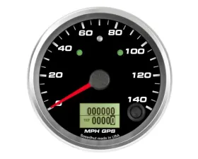 SpeedHut GPS Speedometer Gauge 140mph | with Turn Signal and High Beam
