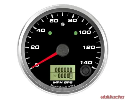 SpeedHut GPS Speedometer Gauge 140mph | with Turn Signal and High Beam - GR338-GPS-02T