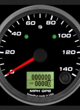 SpeedHut GPS Speedometer Gauge 140mph | with Turn Signal and High Beam                                     - GR338-GPS-02T - Image 2