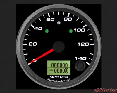 SpeedHut GPS Speedometer Gauge 140mph | with Turn Signal and High Beam - GR338-GPS-02T