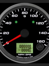 SpeedHut GPS Speedometer Gauge 160mph | with Turn Signal and High Beam                                     - GR338-GPS-03T - Image 2