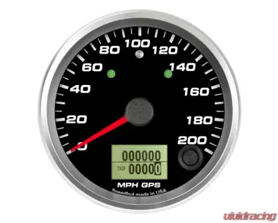 SpeedHut GPS Speedometer Gauge 200mph | with Turn Signal and High Beam - GR338-GPS-06T