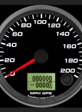 SpeedHut GPS Speedometer Gauge 200mph                                     - GR338-GPS-06 - Image 2