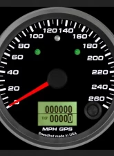 SpeedHut GPS Speedometer Gauge 260mph | with Turn Signal and High Beam                                     - GR338-GPS-10T - Image 2
