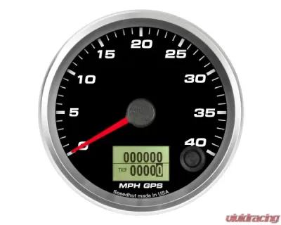 SpeedHut GPS Speedometer Gauge 40mph - GR338-GPS-12