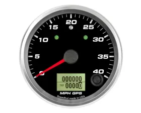 SpeedHut GPS Speedometer Gauge 40mph | with Turn Signal and High Beam