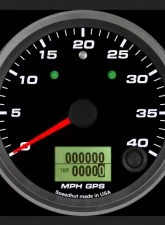 SpeedHut GPS Speedometer Gauge 40mph | with Turn Signal and High Beam                                     - GR338-GPS-12T - Image 2