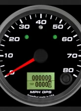 SpeedHut GPS Speedometer Gauge 80mph | with Turn Signal and High Beam                                     - GR338-GPS-14T - Image 2