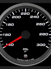 SpeedHut Oil Temp Gauge 140-300F with Warning                                     - GR338-OILT-01 - Image 2