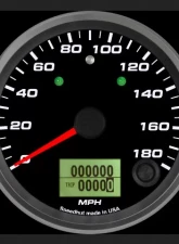 SpeedHut Speedometer Gauge 180mph Programmable with Turn Signal and High Beam                                     - GR338-SPEEDO-04T - Image 2