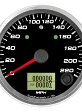 SpeedHut Speedometer Gauge 220mph Programmable with Turn Signal and High Beam                                     - GR338-SPEEDO-07T - Image 5