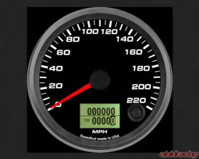 SpeedHut Speedometer Gauge 220mph Programmable - GR338-SPEEDO-07