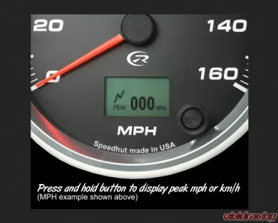 SpeedHut Speedometer Gauge 260mph Programmable - GR338-SPEEDO-10