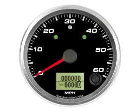SpeedHut Speedometer Gauge 60mph Programmable with Turn Signal and High Beam