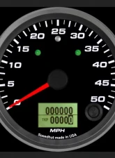 SpeedHut Speedometer Gauge 50mph Programmable with Turn Signal and High Beam                                     - GR338-SPEEDO-15T - Image 2