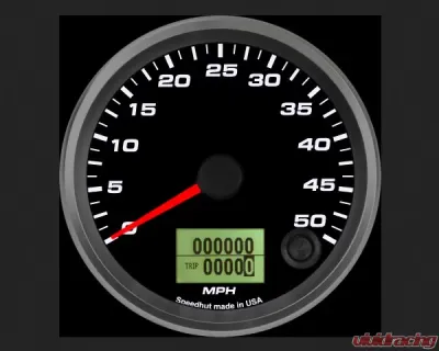 SpeedHut Speedometer Gauge 50mph Programmable - GR338-SPEEDO-15