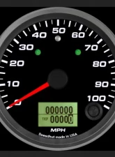 SpeedHut Speedometer Gauge 100mph Programmable with Turn Signal and High Beam                                     - GR338-SPEEDO-16T - Image 2