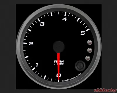 SpeedHut Diesel Tachometer Gauge 5K RPM Shift-light - GR338-TACH-05-HTZ